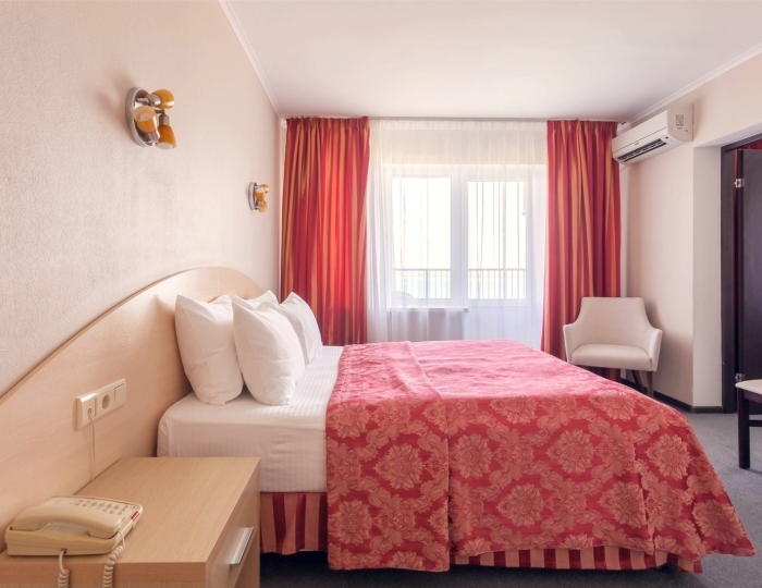 Студия 2-местный 2-комнатный Семейный вид на море с ванной - Отель «Анапа-Океан»